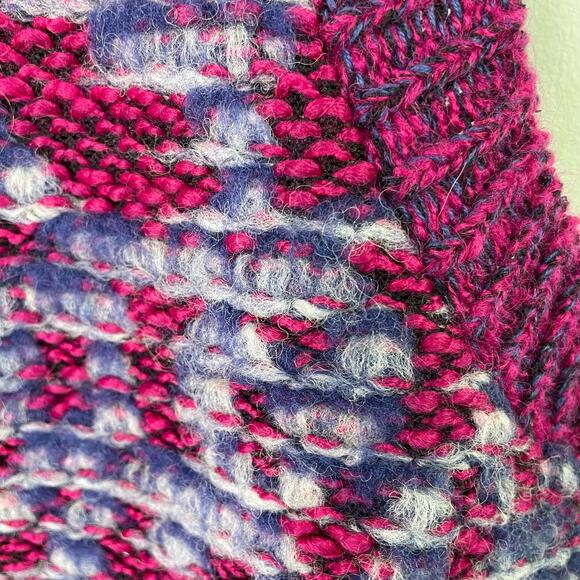 Andersson Bell Wes Wool Blend Knit Mockneck Sweater Vest Size Medium Violet NWT - Picture 12 of 15